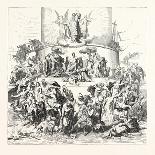 Salon of 1855. Prussian School. the Tower of Babel,-Wilhelm Von Kaulbach-Giclee Print