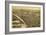 Wilkes-Barre, Pennsylvania - Panoramic Map-Lantern Press-Framed Art Print