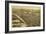 Wilkes-Barre, Pennsylvania - Panoramic Map-Lantern Press-Framed Art Print