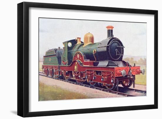 'Wilkinson' of the Great Western Railway, Illustration from 'The Book of the Locomotive' by G.…-English School-Framed Giclee Print