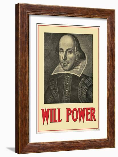 Will Power-null-Framed Art Print