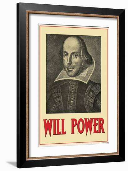 Will Power-null-Framed Art Print