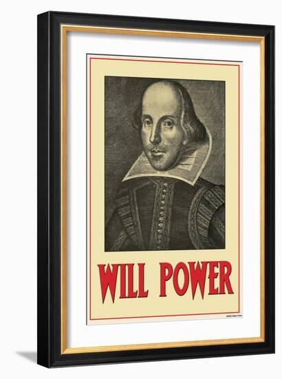 Will Power-null-Framed Art Print