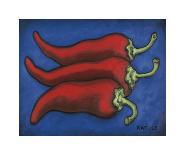 Three Chilli Peppers-Will Rafuse-Giclee Print