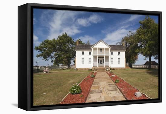 Will Rogers Birthplace, Oologah, Oklahoma City, Oklahoma, USA-Walter Bibikow-Framed Premier Image Canvas