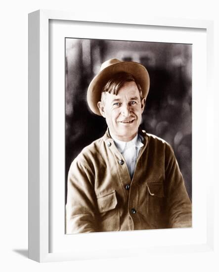 Will Rogers, ca. early 1930s-null-Framed Photo