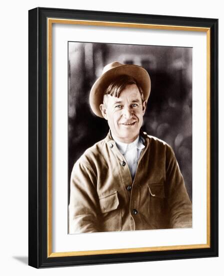 Will Rogers, ca. early 1930s-null-Framed Photo