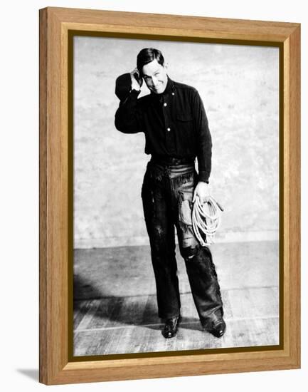 Will Rogers, Early Portrait-null-Framed Stretched Canvas