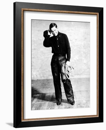 Will Rogers, Early Portrait-null-Framed Photo