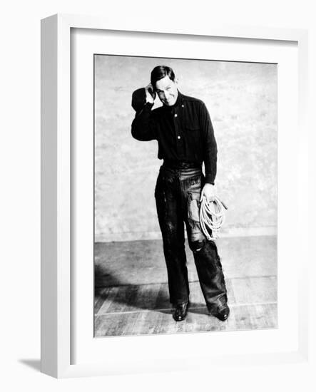 Will Rogers, Early Portrait-null-Framed Photo