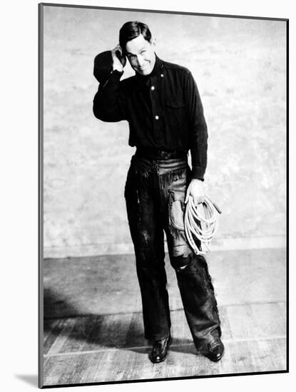 Will Rogers, Early Portrait-null-Mounted Photo