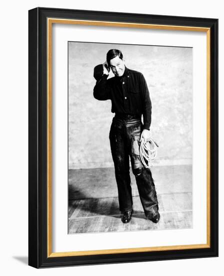 Will Rogers, Early Portrait-null-Framed Photo