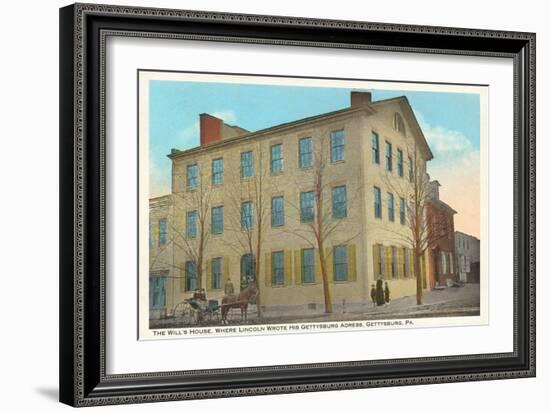 Will's House, Gettysburg, Pennsylvania-null-Framed Art Print