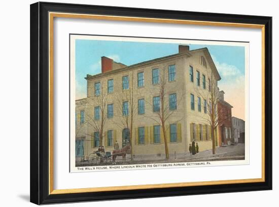 Will's House, Gettysburg, Pennsylvania-null-Framed Art Print