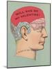 Will She Be My Valentine, Phrenology-null-Mounted Art Print