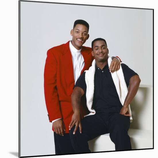 WILL SMITH; ALFONSO RIBEIRO. "THE FRESH PRINCE OF BEL-AIR" [1990], directed by ALFONSO RIBEIRO.-null-Mounted Photographic Print