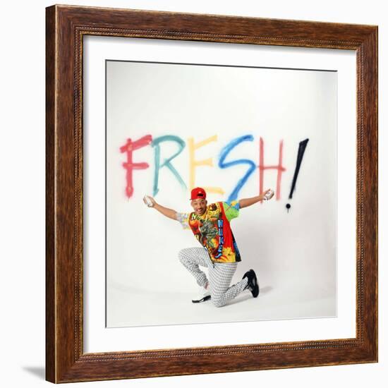 WILL SMITH. "THE FRESH PRINCE OF BEL-AIR" [1990], directed by ALFONSO RIBEIRO.-null-Framed Photographic Print