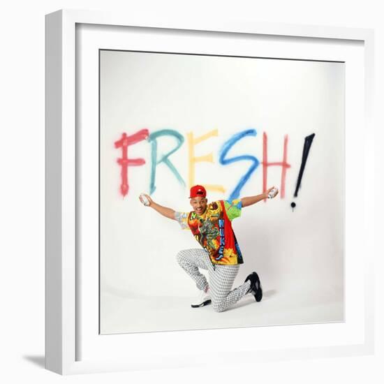 WILL SMITH. "THE FRESH PRINCE OF BEL-AIR" [1990], directed by ALFONSO RIBEIRO.-null-Framed Photographic Print