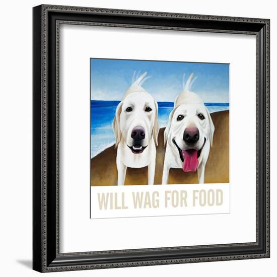 Will Wag For Food-Mark Ulriksen-Framed Art Print