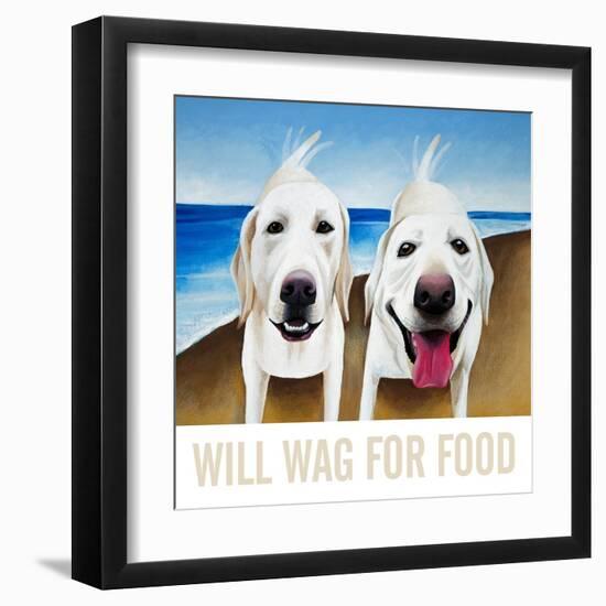 Will Wag For Food-Mark Ulriksen-Framed Art Print