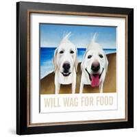 Will Wag For Food-Mark Ulriksen-Framed Art Print