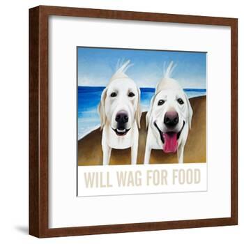 Will Wag For Food-Mark Ulriksen-Framed Art Print