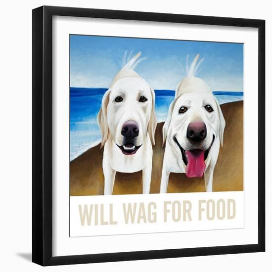 Will Wag For Food-Mark Ulriksen-Framed Art Print