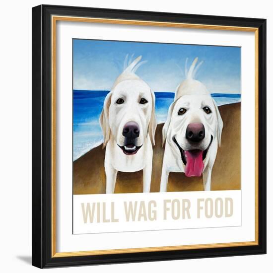 Will Wag For Food-Mark Ulriksen-Framed Art Print