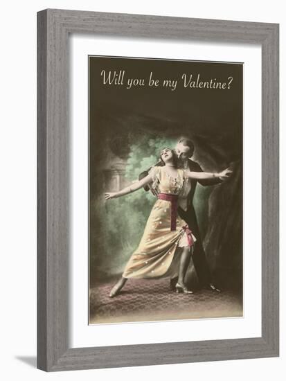 Will You Be My Valentine, Tango Dancers-null-Framed Art Print