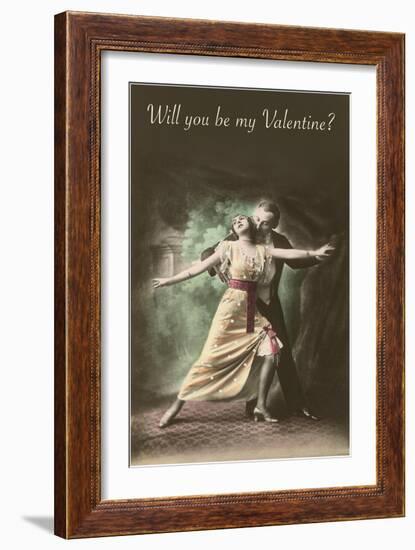 Will You Be My Valentine, Tango Dancers-null-Framed Art Print