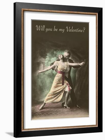 Will You Be My Valentine, Tango Dancers-null-Framed Art Print