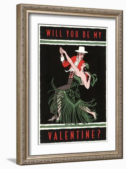 Will You Be My Valentine, Tango-null-Framed Art Print