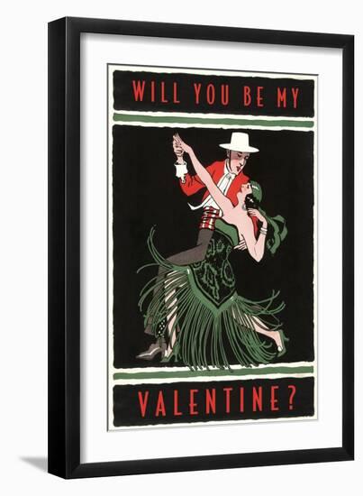 Will You Be My Valentine, Tango-null-Framed Art Print