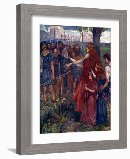 Will You Follow Me, Men?, C61 Ad-AS Forrest-Framed Giclee Print