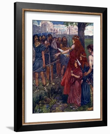 Will You Follow Me, Men?, C61 Ad-AS Forrest-Framed Giclee Print