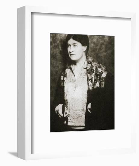 Willa Cather, American novelist, mid 1920s-Unknown-Framed Photographic Print