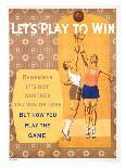 Let's Play to Win-Willard Frederic Elmes-Giclee Print