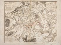Battle of Waterloo, Map of the Battlefield, Engraved by Jacowick, 1816-Willem Benjamin Craan-Framed Premium Giclee Print