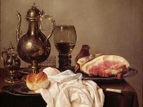 Still Life with Oysters and Nuts, 1637 (Oil on Panel)-Willem Claesz. Heda-Framed Giclee Print