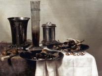 Still Life with Oysters and Nuts, 1637 (Oil on Panel)-Willem Claesz. Heda-Framed Giclee Print