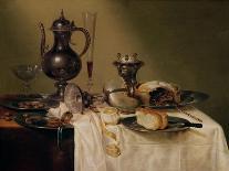 Still Life with Oysters and Nuts, 1637 (Oil on Panel)-Willem Claesz. Heda-Framed Giclee Print