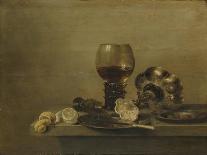 Still Life with a Broken Glass-Willem Claesz Heda-Art Print