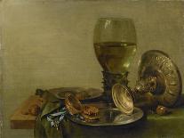 Still Life with Oysters, a Rummer, a Lemon and a Silver Bowl, 1634-Willem Claesz Heda-Framed Giclee Print