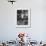 Willem de Kooning Preparing to Drink a Cup of Coffee in His East 10th St. Studio-James Burke-Framed Premium Photographic Print displayed on a wall