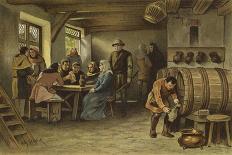 Scene in a Dutch Tavern, 14th Century-Willem II Steelink-Giclee Print