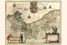 Map of Sicily-Willem Janszoon Blaeu-Giclee Print