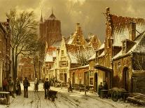 A Dutch Canal-Willem Koekkoek-Framed Giclee Print