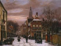 Winter Scene in Amsterdam-Willem Koekkoek-Giclee Print