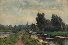 Gein River, Near Abcoude,-Willem Roelofs-Art Print