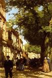 Midday on a Busy City Street, 1894-Willem Tholen-Framed Giclee Print